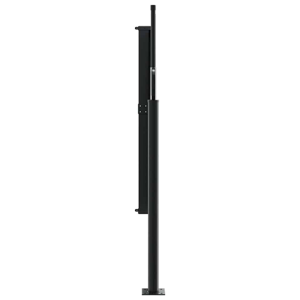 vidaXL Retractable Side Awning Dark Green 140x600 cm 4
