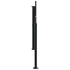 vidaXL Retractable Side Awning Dark Green 140x600 cm 4