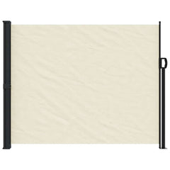 vidaXL Retractable Side Awning Cream 160x600 cm 3