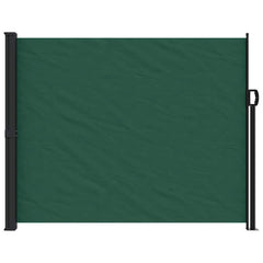 vidaXL Retractable Side Awning Dark Green 160x600 cm 3