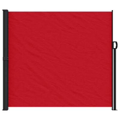 Retractable Side Awning Red 180x600 cm