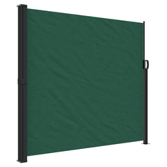 vidaXL Retractable Side Awning Dark Green 180x600 cm 2