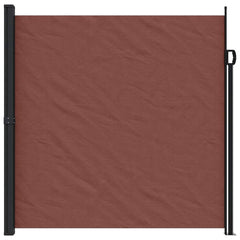 vidaXL Retractable Side Awning Brown 200x600 cm 3