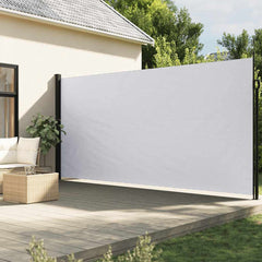 vidaXL Retractable Side Awning White 200x600 cm 1