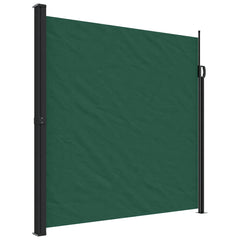 vidaXL Retractable Side Awning Dark Green 200x600 cm 2