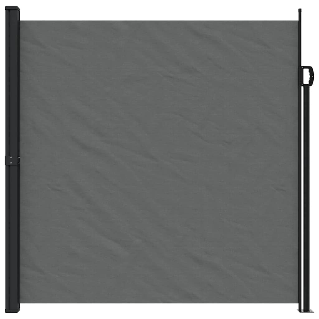 vidaXL Retractable Side Awning Anthracite 200x600 cm 4