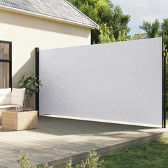 vidaXL Retractable Side Awning White 220x600 cm 1