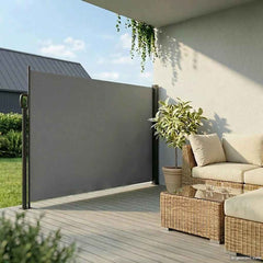 vidaXL Retractable Side Awning Anthracite 220x600 cm 3