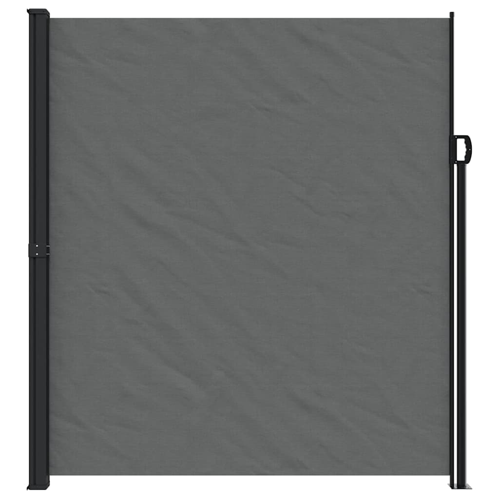 vidaXL Retractable Side Awning Anthracite 220x600 cm 4