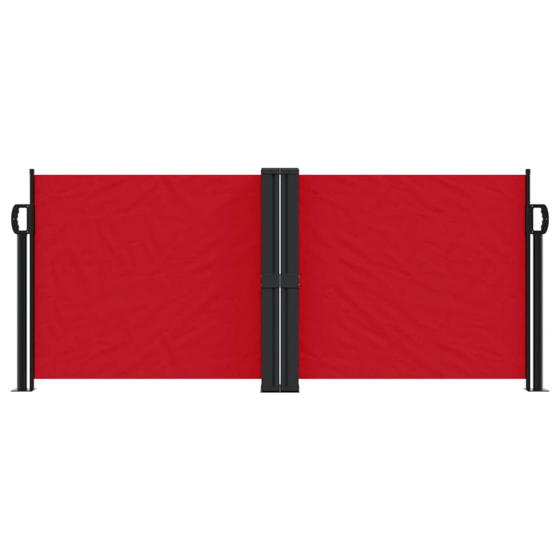 Retractable Side Awning Red 100x600 cm