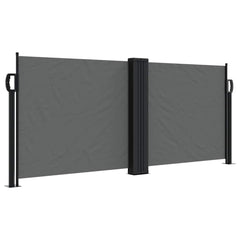 vidaXL Retractable Side Awning Anthracite 100x600 cm 2