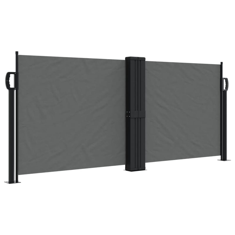 Retractable Side Awning Anthracite 100x600 cm