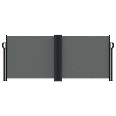 vidaXL Retractable Side Awning Anthracite 100x600 cm 3
