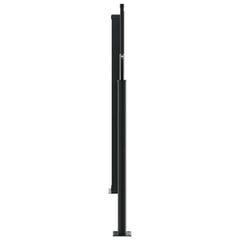 vidaXL Retractable Side Awning Cream 120x600 cm 4