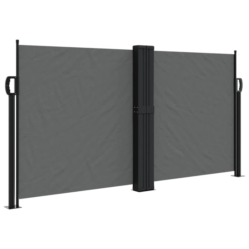 Retractable Side Awning Anthracite 120x600 cm