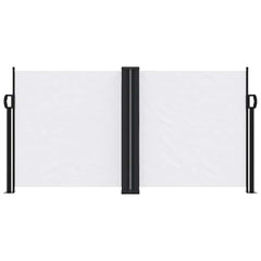 vidaXL Retractable Side Awning White 120x600 cm 3