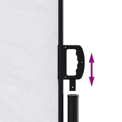 vidaXL Retractable Side Awning White 120x600 cm 6