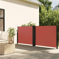 vidaXL Retractable Side Awning Terracotta 120x600 cm 1