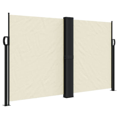 Retractable Side Awning Cream 140x600 cm