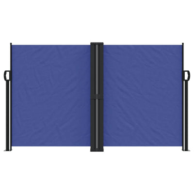 Retractable Side Awning Blue 140x600 cm