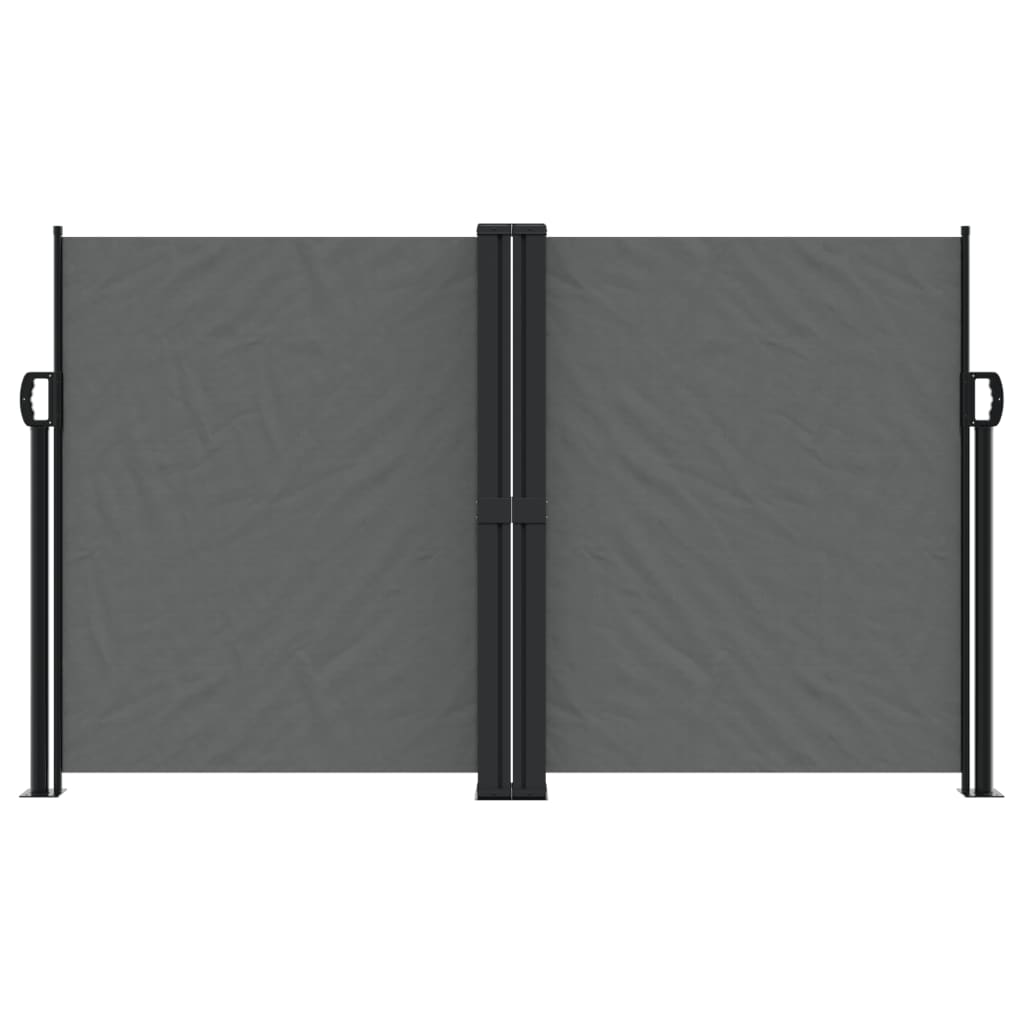 vidaXL Retractable Side Awning Anthracite 140x600 cm 3