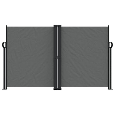 Retractable Side Awning Anthracite 140x600 cm