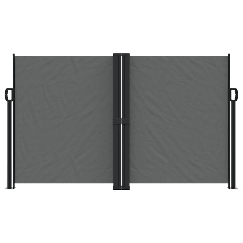 Retractable Side Awning Anthracite 140x600 cm