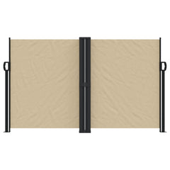 vidaXL Retractable Side Awning Beige 140x600 cm 3