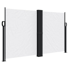 vidaXL Retractable Side Awning White 140x600 cm 2