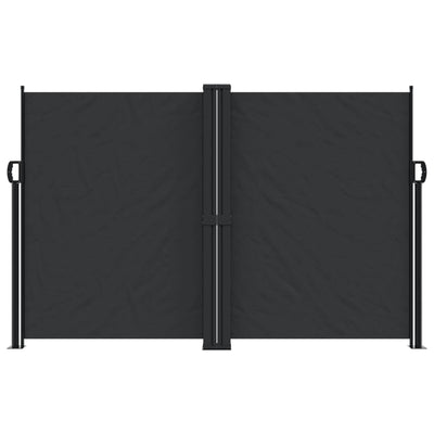 Retractable Side Awning Black 160x600 cm