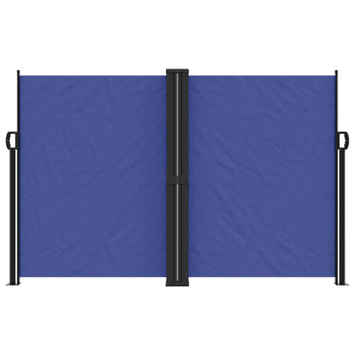 Retractable Side Awning Blue 160x600 cm