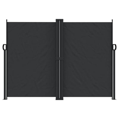 Retractable Side Awning Black 180x600 cm