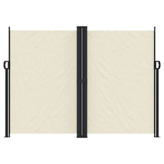 vidaXL Retractable Side Awning Cream 180x600 cm 3