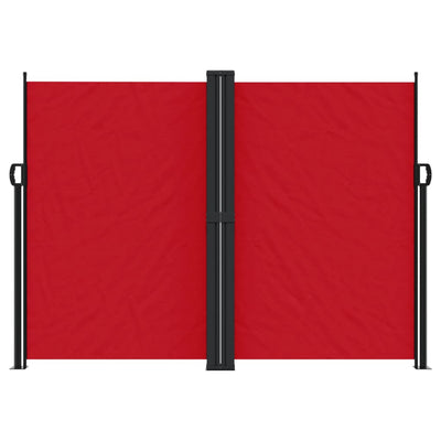 Retractable Side Awning Red 180x600 cm