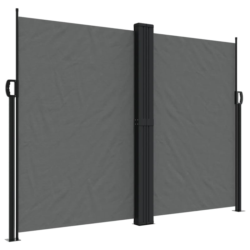 Retractable Side Awning Anthracite 180x600 cm