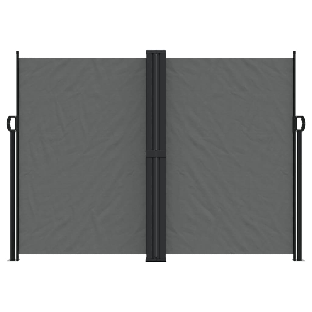 vidaXL Retractable Side Awning Anthracite 180x600 cm 3
