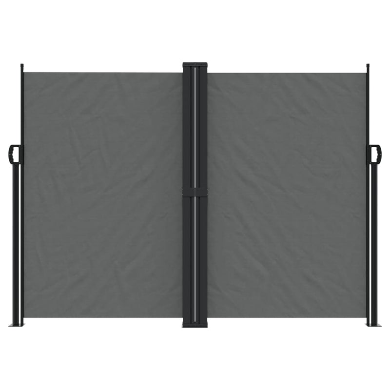 Retractable Side Awning Anthracite 180x600 cm