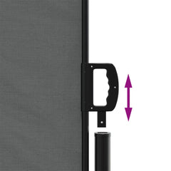 vidaXL Retractable Side Awning Anthracite 180x600 cm 6