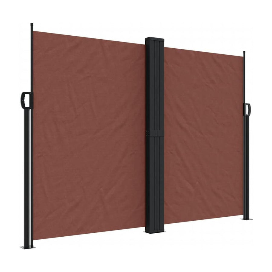 Retractable Side Awning Brown