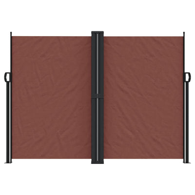 Retractable Side Awning Brown 180x600 cm