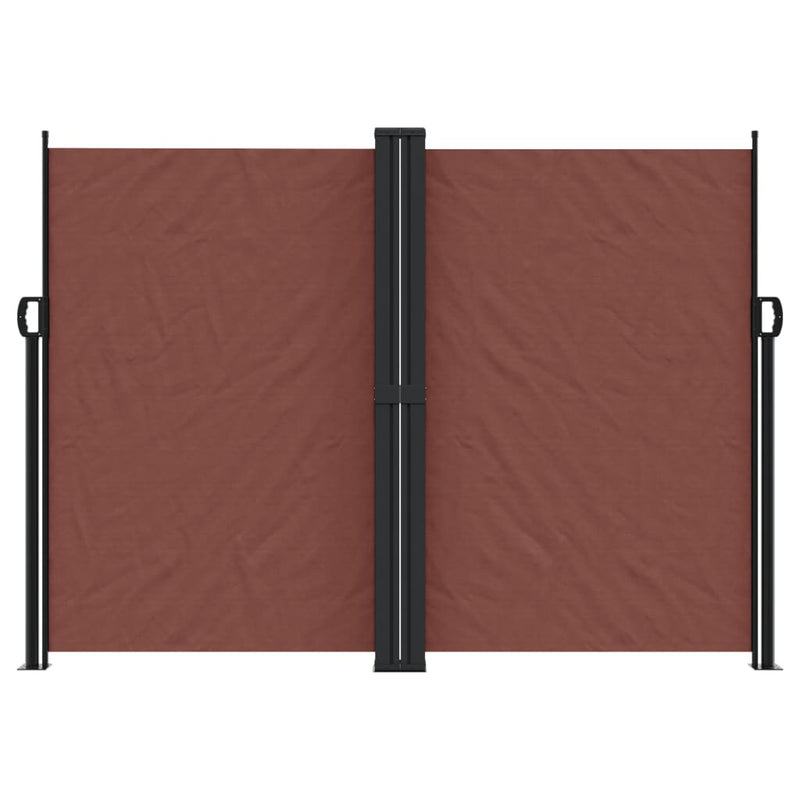 Retractable Side Awning Brown 180x600 cm