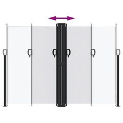 vidaXL Retractable Side Awning White 180x600 cm 5