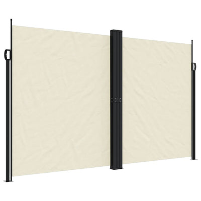 Retractable Side Awning Cream 200x600 cm