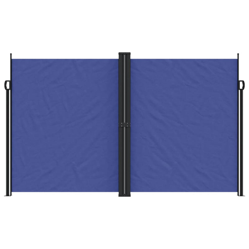 Retractable Side Awning Blue 200x600 cm