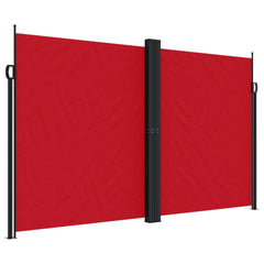 vidaXL Retractable Side Awning Red 200x600 cm 2