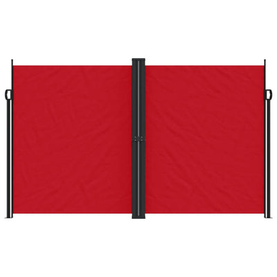 Retractable Side Awning Red 200x600 cm