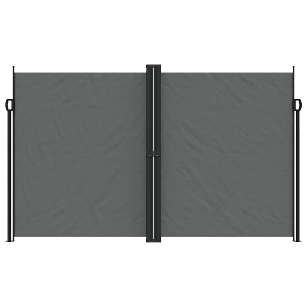 vidaXL Retractable Side Awning Anthracite 200x600 cm 3