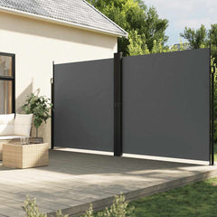 vidaXL Retractable Side Awning Anthracite 200x600 cm 1