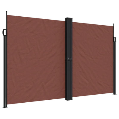 Retractable Side Awning Brown 200x600 cm