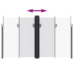 vidaXL Retractable Side Awning White 200x600 cm 5